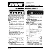 Shure 200M Microphone manual cover