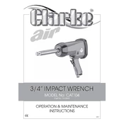 Clarke 3110860 CAT104 Impact Wrench manual cover