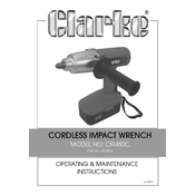 Clarke 4005633 CIR450C Cordless Impact Wrench manual cover