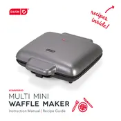 Dash DMMW400 Multi Mini Waffle Maker manual cover