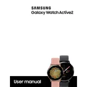 Samsung Galaxy Watch Active2 SM-R820NZKAXAR Watch manual cover