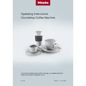 Miele CM 6160 MilkPerfection Coffee Machine manual cover