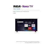 RCA ROKU TV RTRU7027-B-US TV manual cover