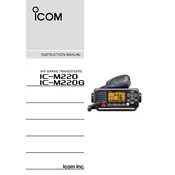 Icom IC-M220 Transceiver manual cover