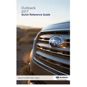 Subaru Outback 2.5i Limited 2017 SUV manual cover