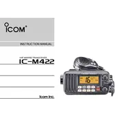 Icom IC-M422 Transceiver manual cover