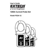 Flir Extech PQ34-12 Current Probe manual cover