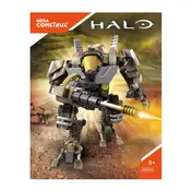 Mega Construx Mattel Halo Desert Sniper Cyclops DXF02 Construction Set manual cover