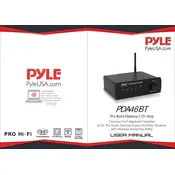 Pyle PDA46BT Amplifier manual cover