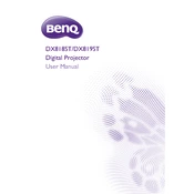 BenQ DX818ST manual cover