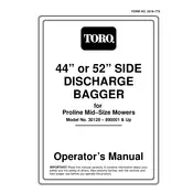 Toro 44-inch-52-inch 30128 Bagger manual cover