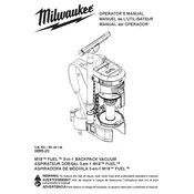 Milwaukee M18 Fuel 0885-20 Vacuum manual cover