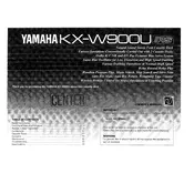 Yamaha KX-W900U Cassette Deck manual cover