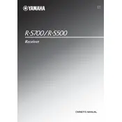 Yamaha R-S500 Receiver manual cover