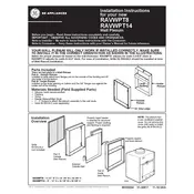 GE RAVWPT8 Plenum manual cover