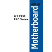 ASUS WS X299 PRO-SE Motherboard manual cover