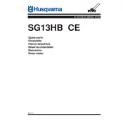 Husqvarna SG13HB CE Lawn Mower manual cover