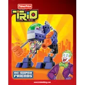 Fisher Price Mattel Trio Super Friends Joker-Bot T3819 Toy manual cover