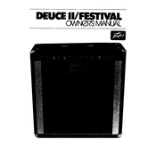 Peavey Deuce II Amplifier manual cover