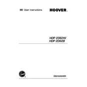 Hoover HDP 2D62B-80 manual cover