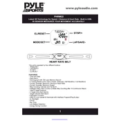 Pyle PHRM22 Watch manual cover