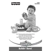 Fisher Price Mattel Dance Baby Dance Buildin Band C5521 Toy manual cover