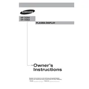 Samsung HP-T4264 TV manual cover