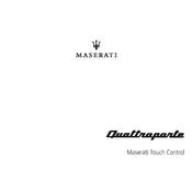 Maserati Quattroporte Touch Control 2019 Sedan manual cover