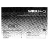 Yamaha R-5 Receiver manual cover