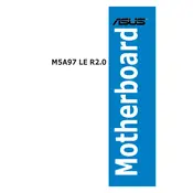 ASUS M5A97 LE R2.0 Motherboard manual cover