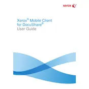 Xerox Moblie Client for DocuShare Software manual cover