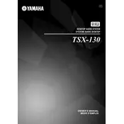 Yamaha TSX-130 Audio System manual cover