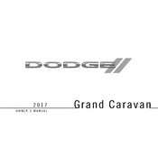 Dodge Grand Caravan 2017 Minivan manual cover