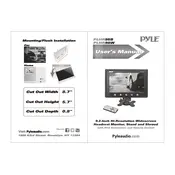 Pyle PLHR95B Monitor manual cover