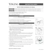 Viking Batch Feed Accessory Kit Disposal manual cover