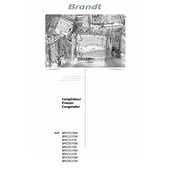 Brandt BFK251YSW Refrigerator manual cover