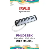 Pyle PMLD12BK Melodica manual cover