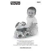 Fisher Price Mattel Musical Puppy R8891 Toy manual cover