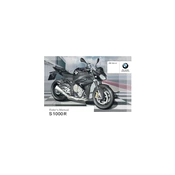 BMW S 1000 R 2015 Motorcycle manual cover