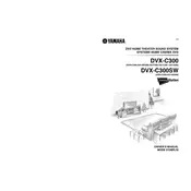 Yamaha DVR-C300 Theater System manual cover