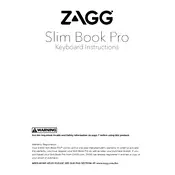 Zagg iPad Slim Book Pro Keyboard manual cover