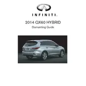 Infiniti QX60 Hybrid 2014 SUV manual cover