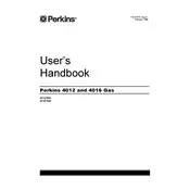 Perkins 4012TESI Engine manual cover