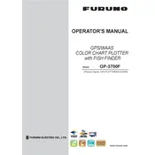 Furuno GP-3700F Plotter manual cover