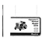 Simplicity 5216 Tractor manual cover