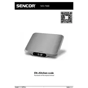 Sencor SKS 7300 Scale manual cover