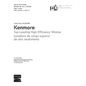 Kenmore 25122 110.25122810 Washing Machine