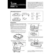 Icom RMK-3 Separation Kit manual cover