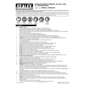 Sealey CP400LI Impact Wrench manual cover