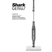 Shark GENIUS S5003D Mop manual cover